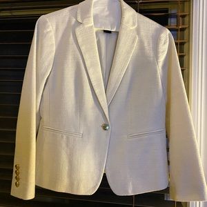 Ann Taylor Creme Colored Blazer